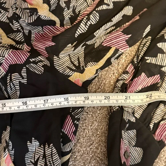 ISABEL MARANT ÉTOILE Java Printed Ruffled Mini Dress Black Floral Size 2 US - Picture 10 of 12